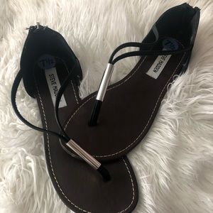 Black Steve Madden sandals